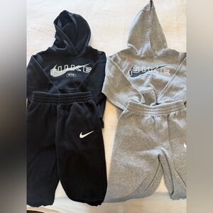 Nike Kids Hoodie & Jogger Set - Black and Gray